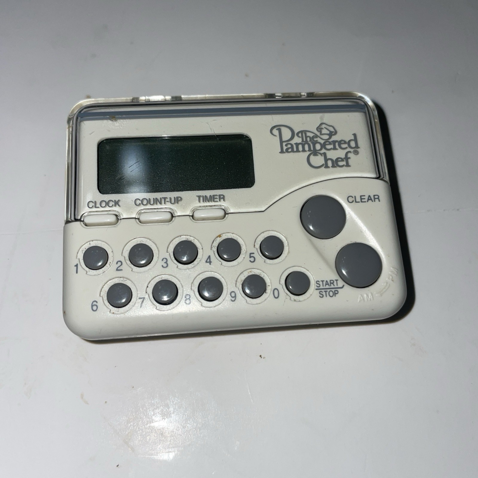 Pampered Chef Hand Held Digital Timer C01Q63 Magnetic Back Tested Working