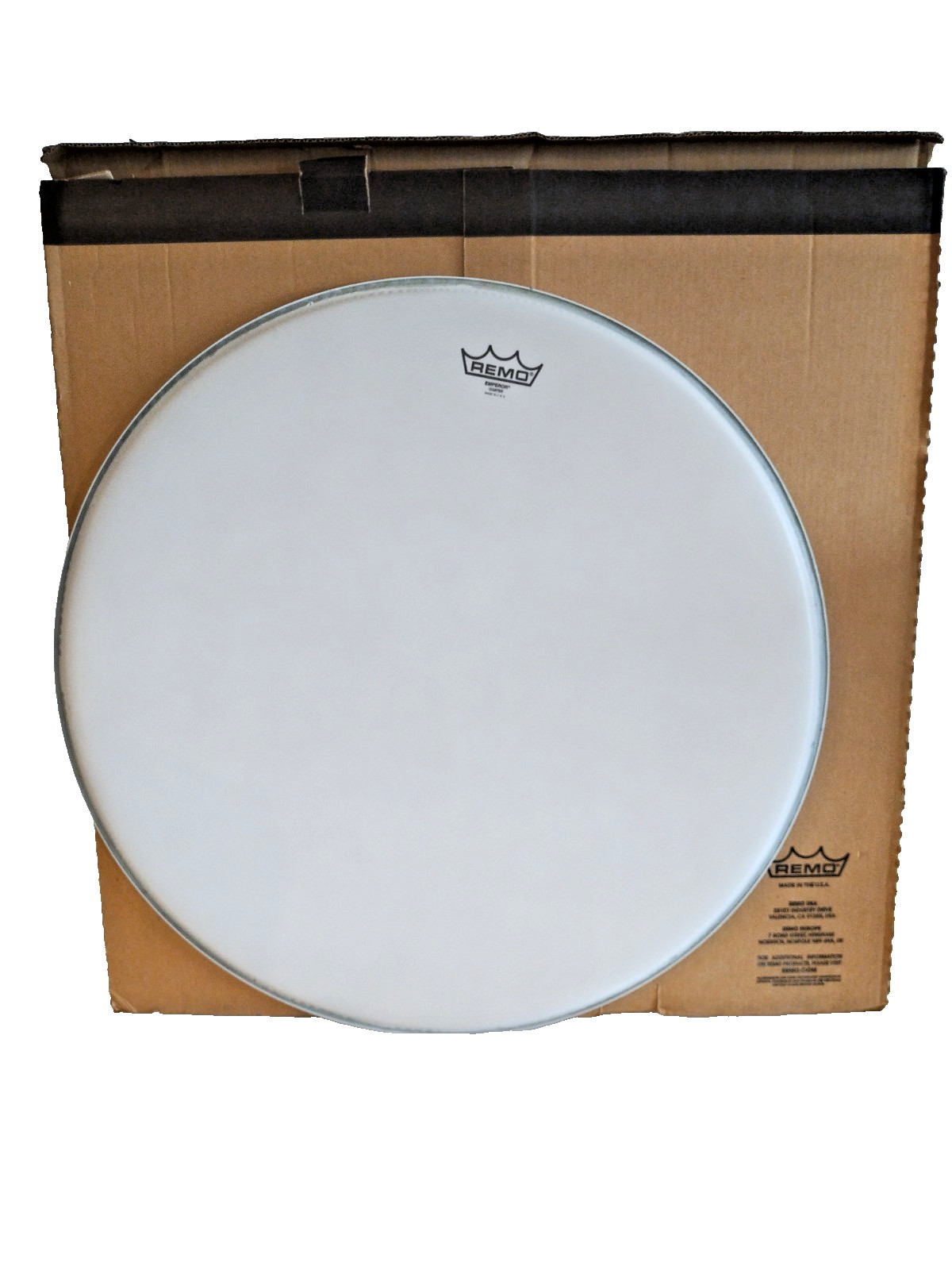 Remo Emperor Coated White Bass Drum Head 22 Inch BR-1122-00 New in Box