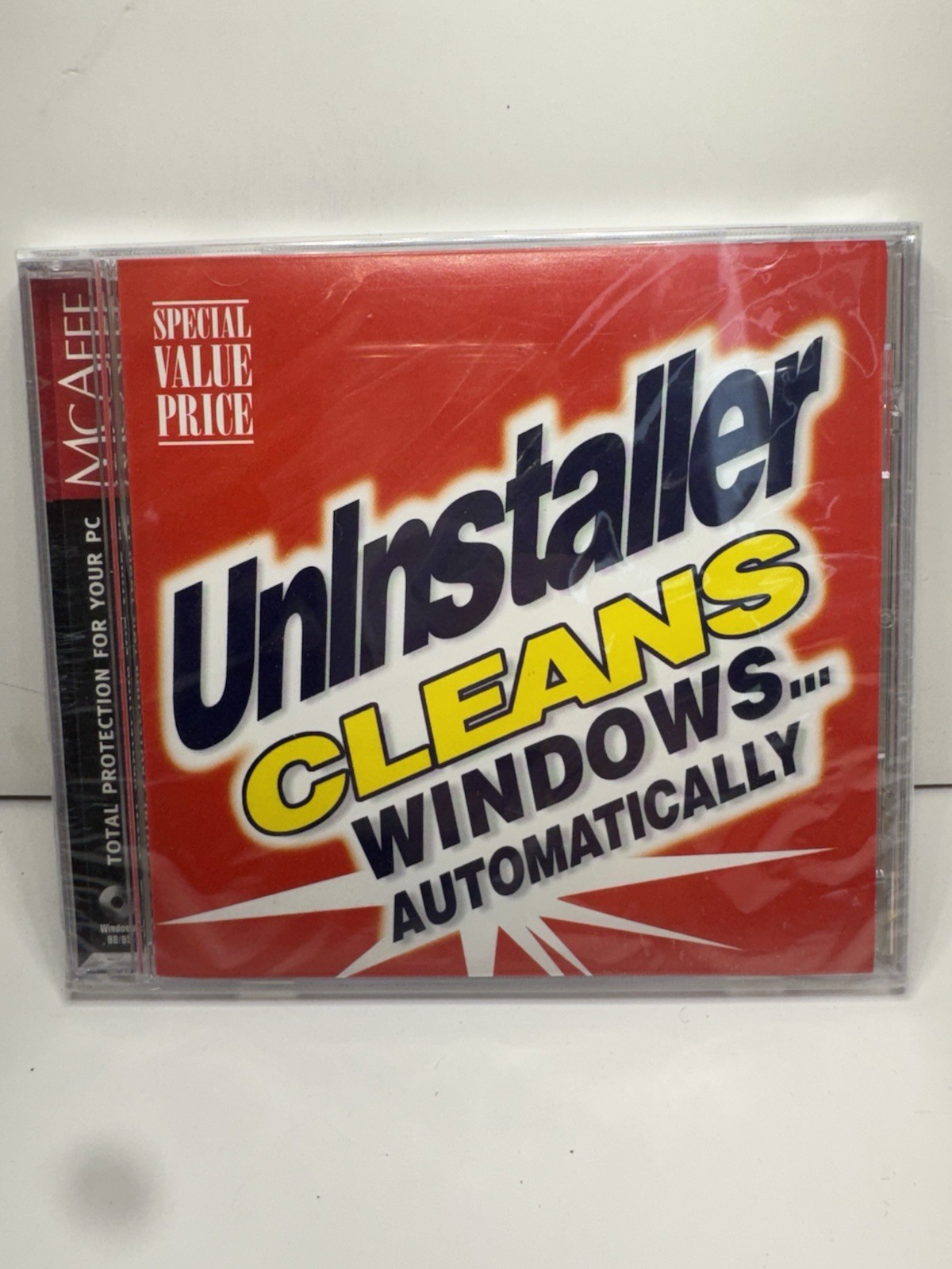 McAfee UnInstaller 6.0 Windows 95 98 PC CD-ROM Vintage Software New Sealed