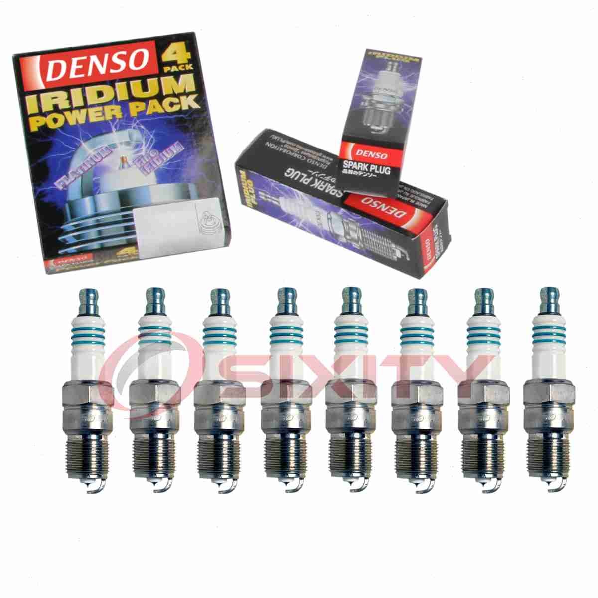 8 pc Denso Iridium Power Spark Plugs for 1986 Mercury Capri 5.0L V8 Ignition id