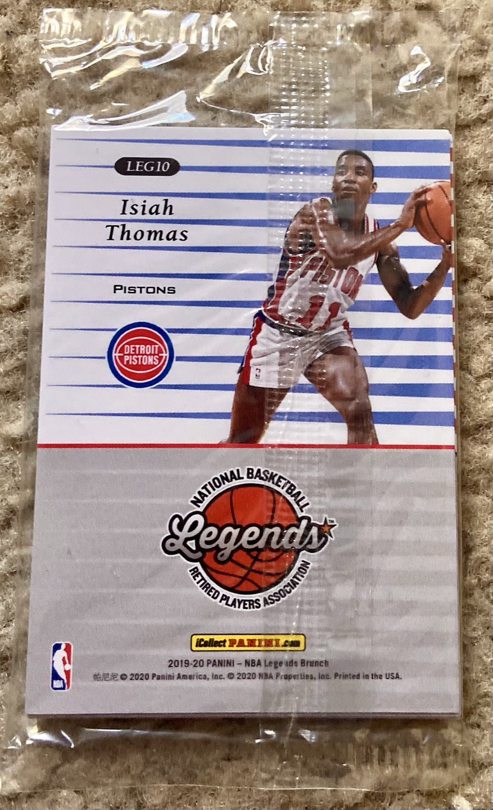 2020 NBA Legends Brunch Panini Pack w/ Pippen Thomas + 1980 1982 Programs Lot