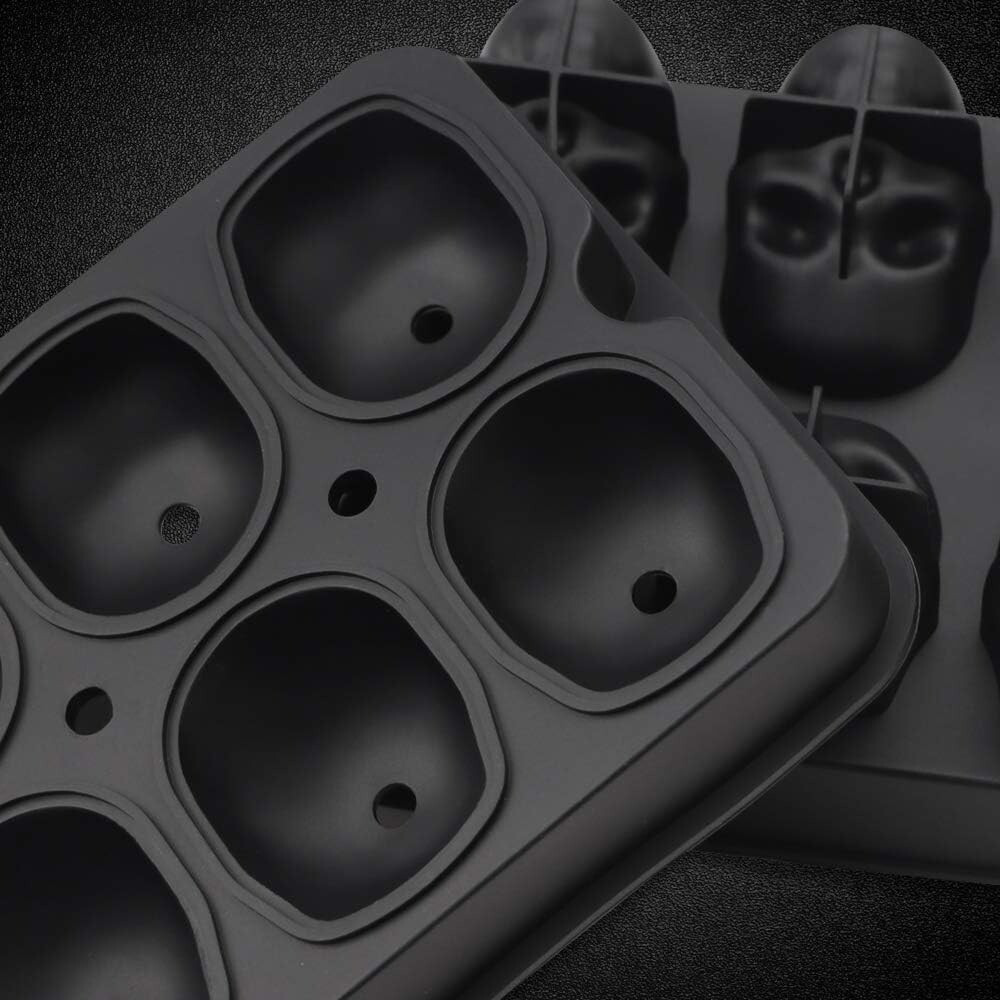 Large 2.3in Skull Ice Molds - Create Chilling & Creative Cocktail Experiences