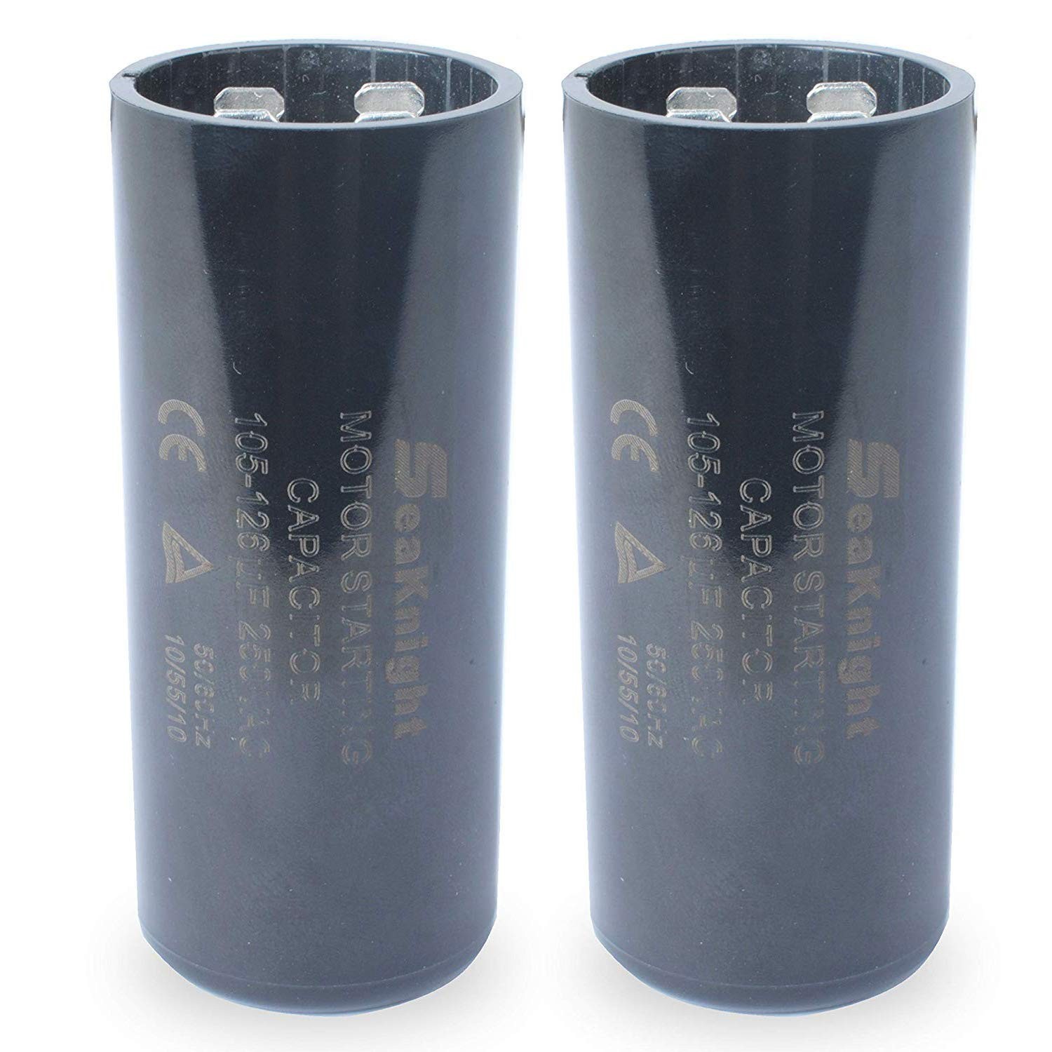 MFD 220-250VAC Well Pump Motor Start Capacitor - Compatible & Effective 2-Pack
