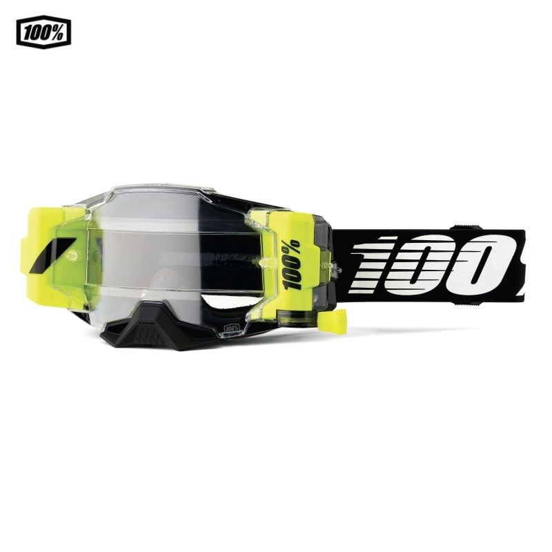 100% Armega Forecast MX Motocross Offroad Adult Black Goggles