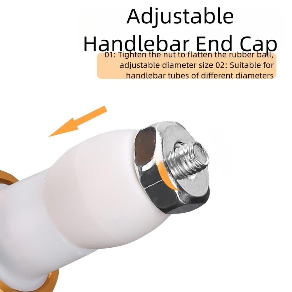 Bike Handlebar End Light LED Aluminum Alloy with Turn Signal Lighting Modes