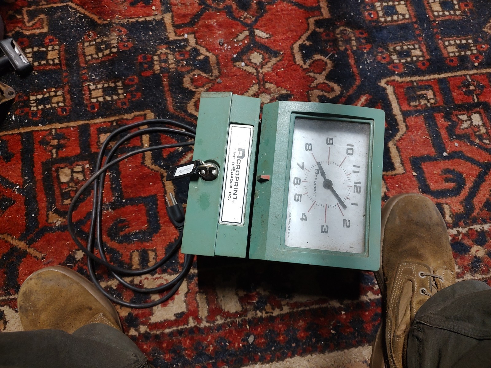 Acroprint Time Recorder Co. 150nr4 Old Time Clock