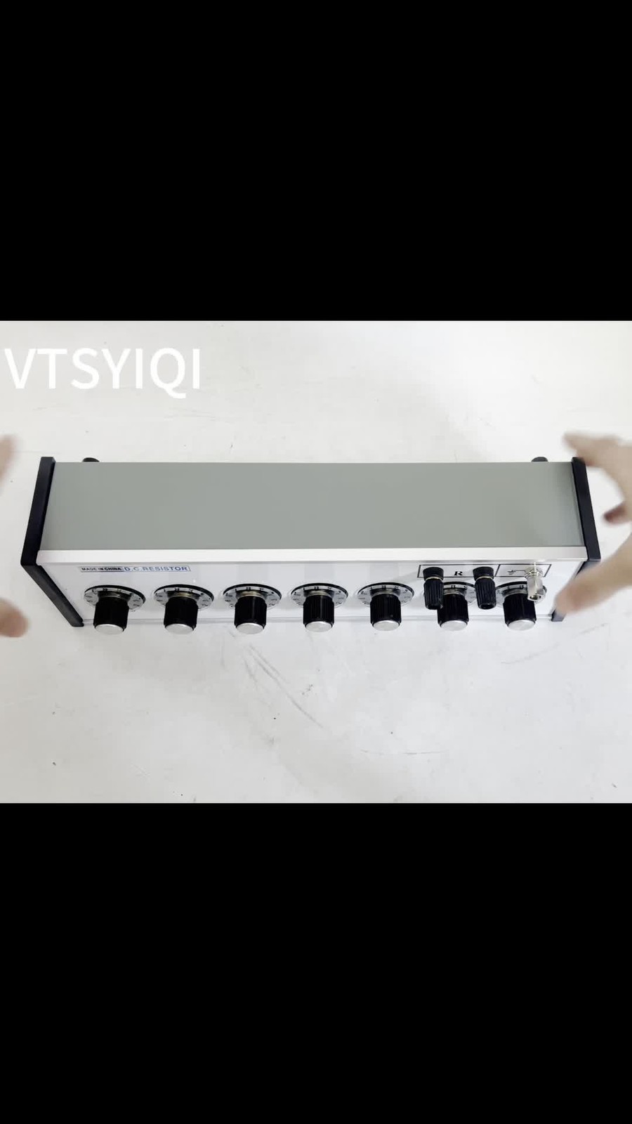 Lab DC Resistor 7 Dials DC Resistor Box with Accuracy 0.1% Mini Step Value 0.1Ω