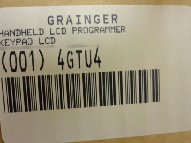 196784 Old-Stock; MFG- 4GTU4 Handheld LCD Programmer