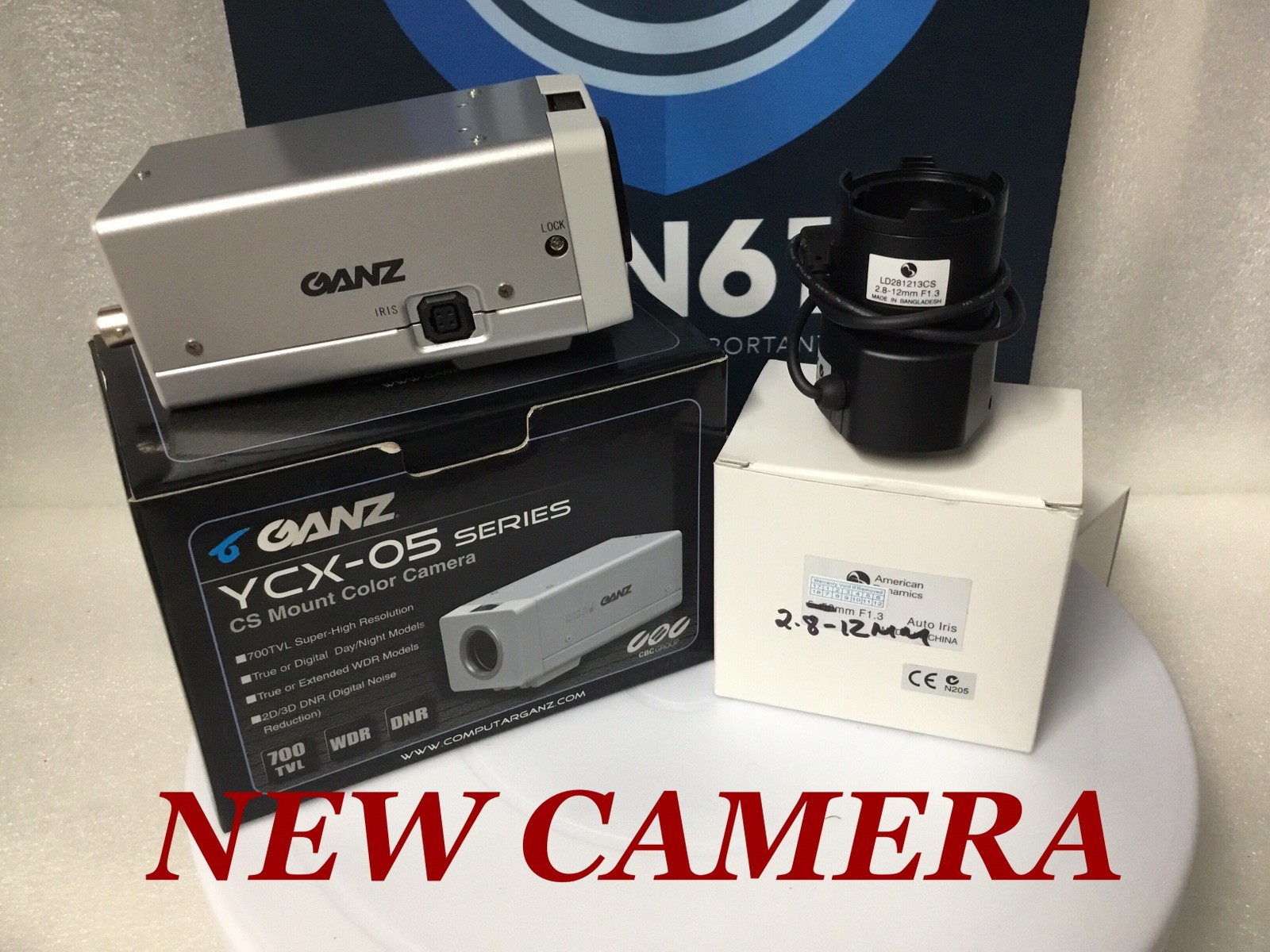 GANZ YCX-05 Series Security Color Camera W/ 2.8-12mm 700TVL WDR Day/Night NEW!