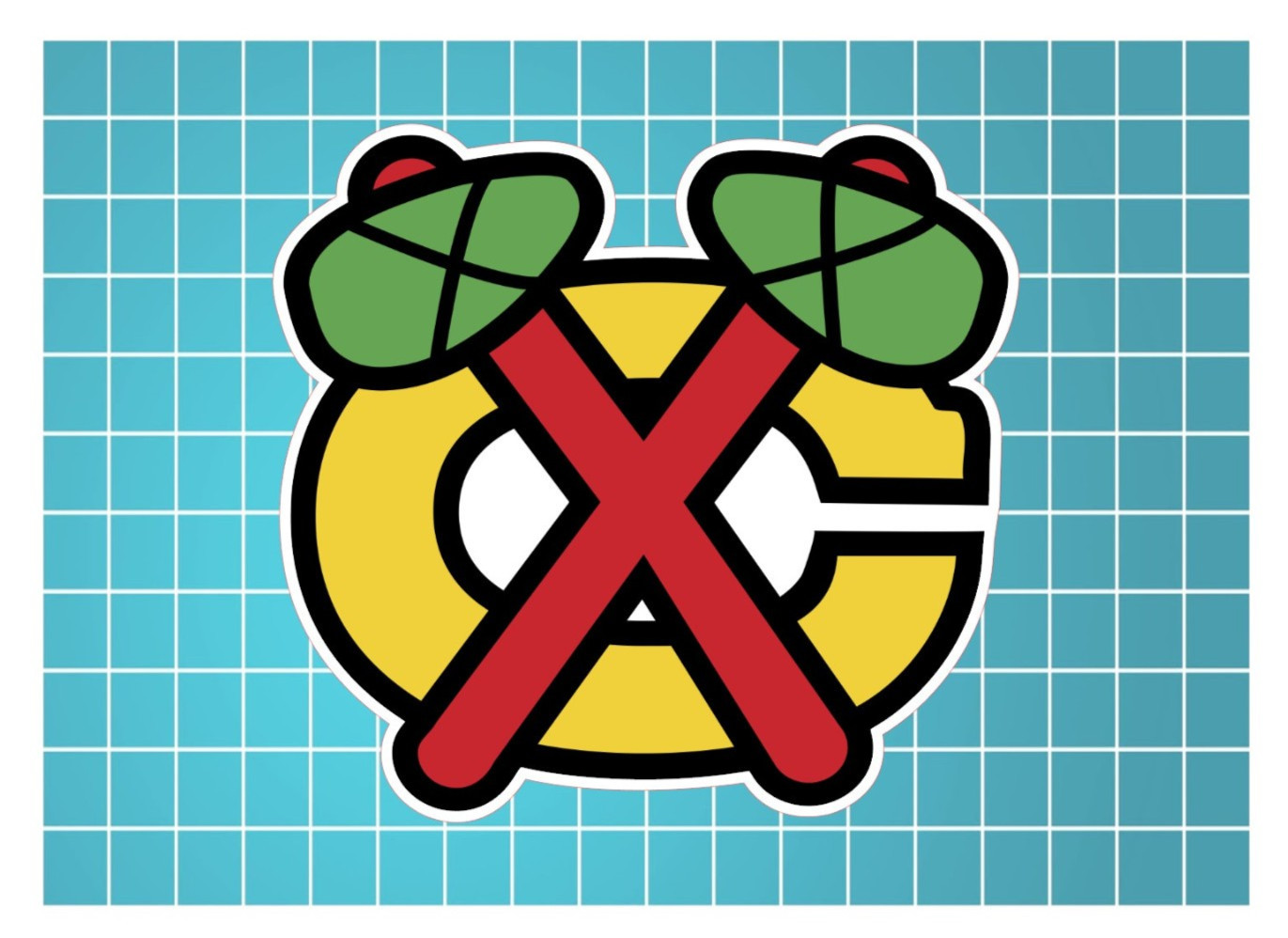 Chicago Blackhawks Alternate All Weather Vinyl Sticker/Decal NHL Hockey