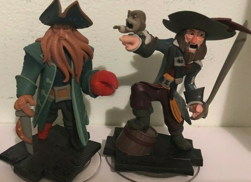 Disney Infinity Pirates of Caribbean Davey Jones & Captain Barbossa