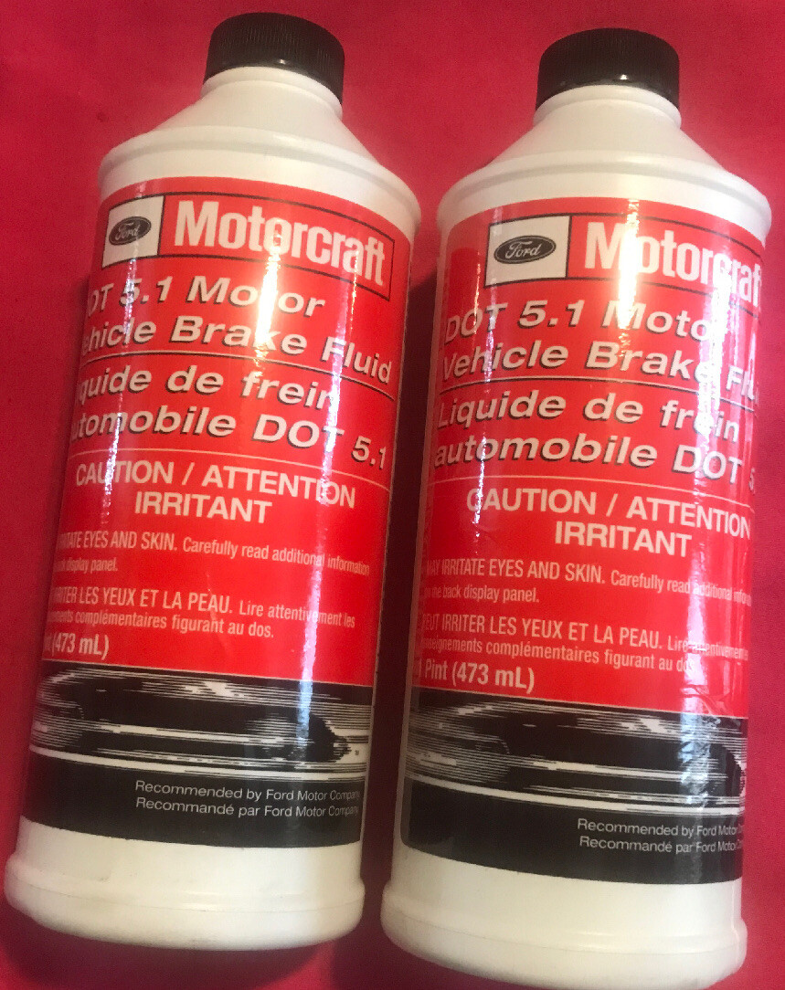 Motorcraft DOT 5.1 Motor Vehicle Brake Fluid Brake Fluid (16 oz) PM-21 Lot Of 2