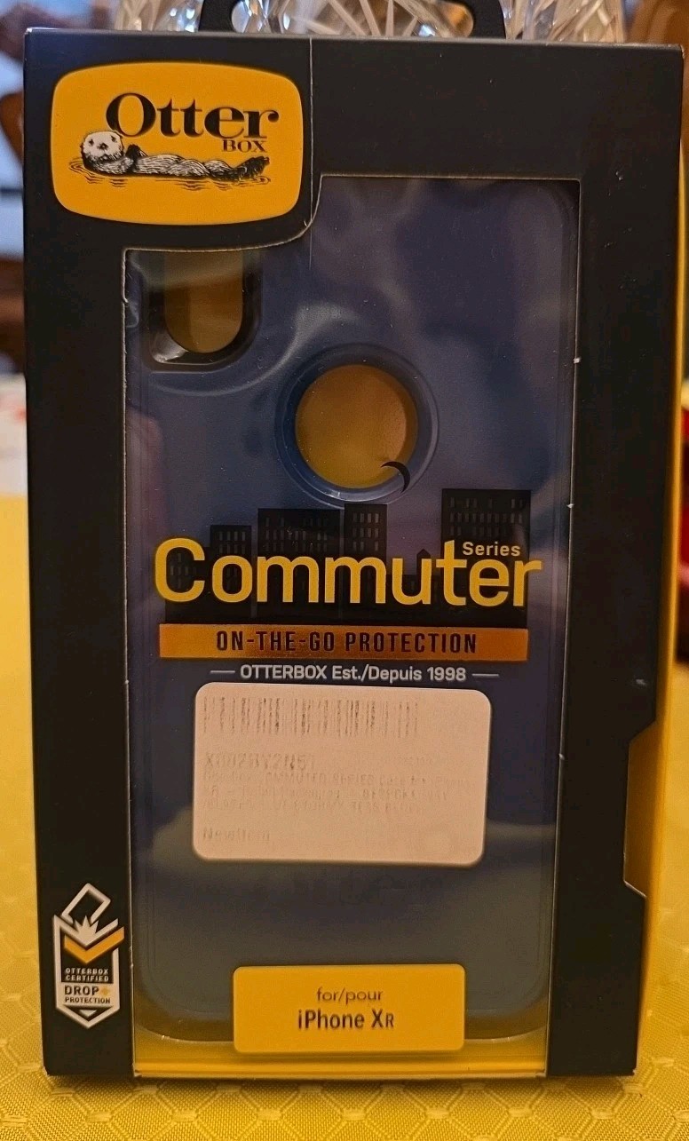 OtterBox Commuter Series Case for iPhone XR (Only) Blazer Blue/Stormy Seas Blue