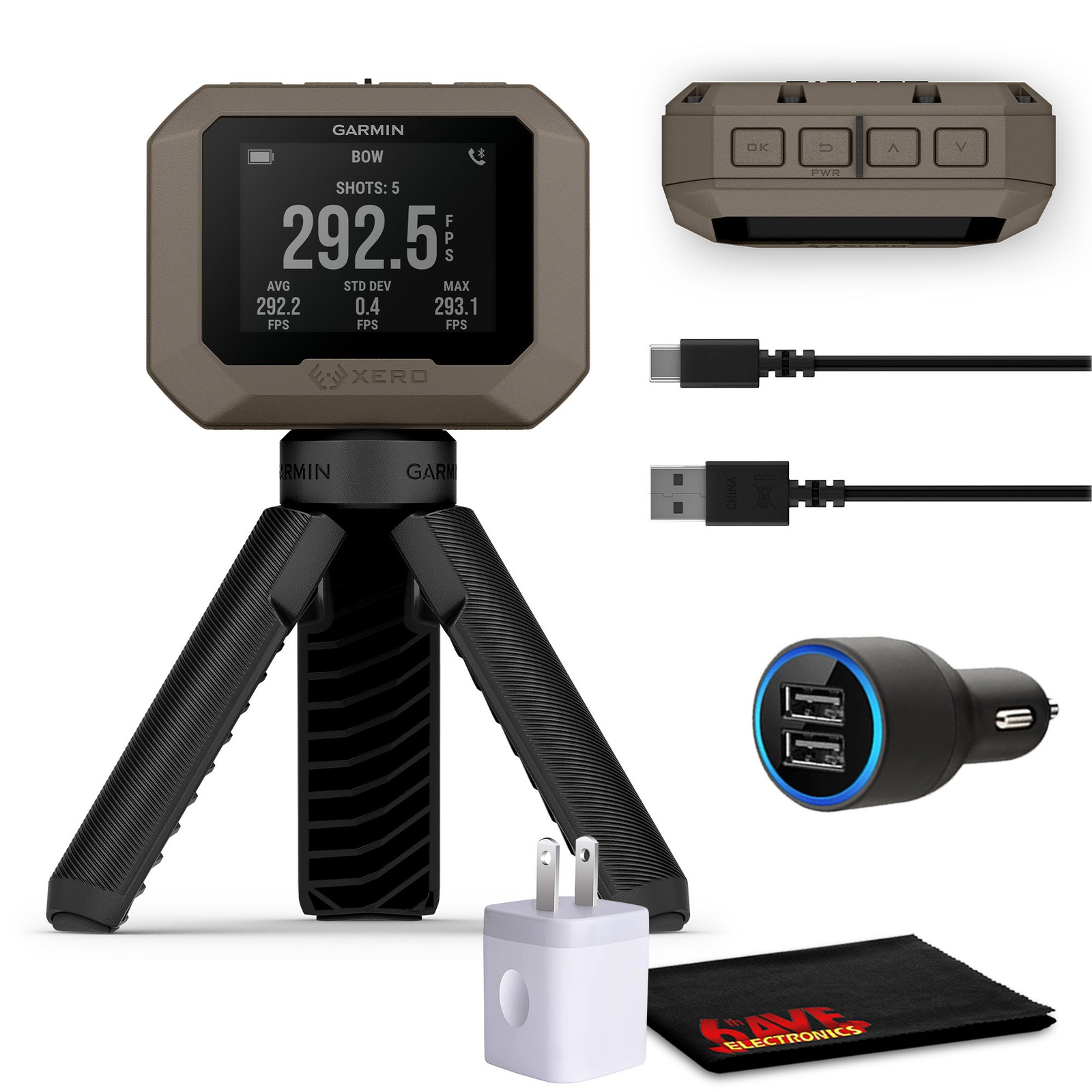 Garmin Xero C1 Pro Ballistic Precision Chronograph Bundle