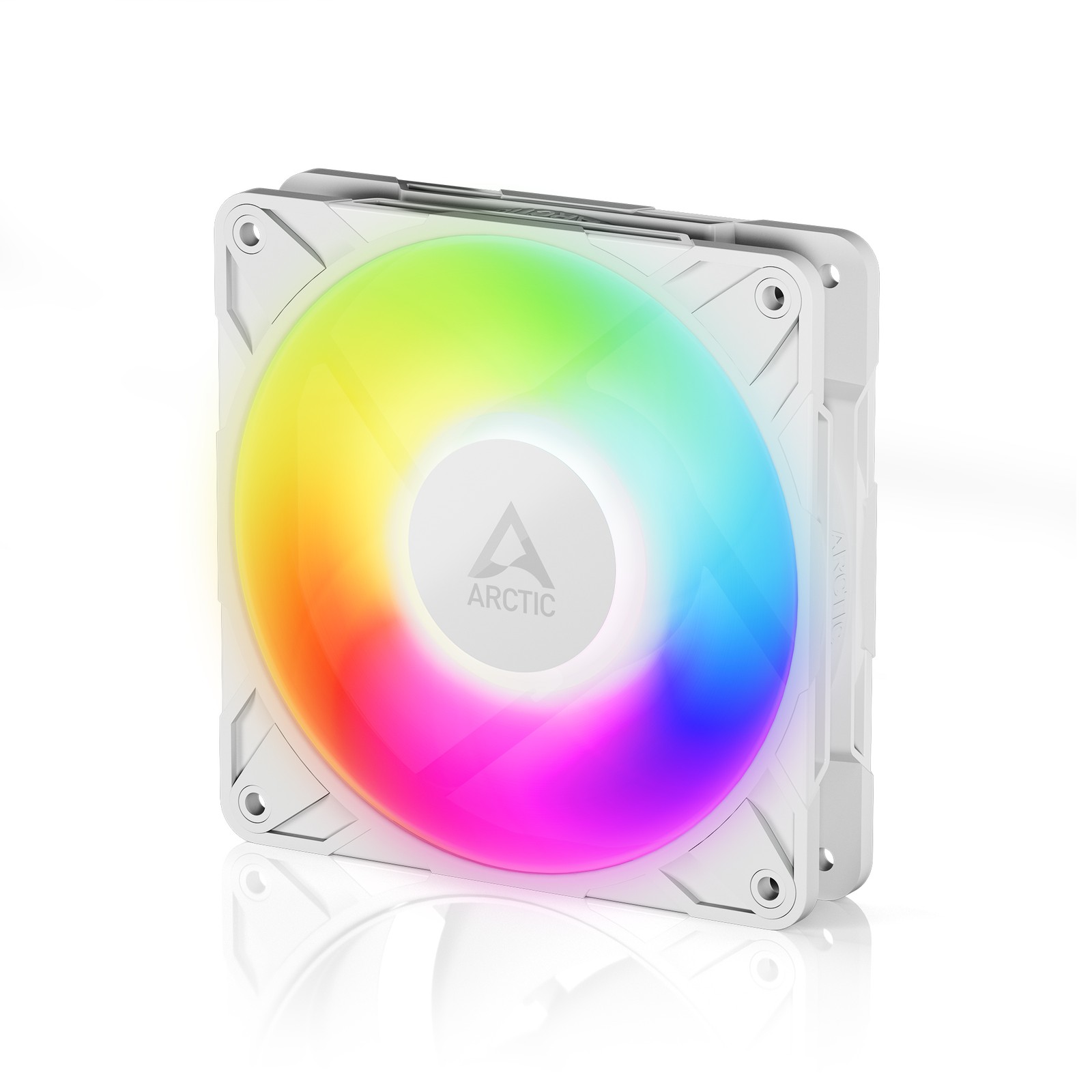 ARCTIC P12 Pro PST A-RGB white Fan 120 mm PWM PC Case B-Stock