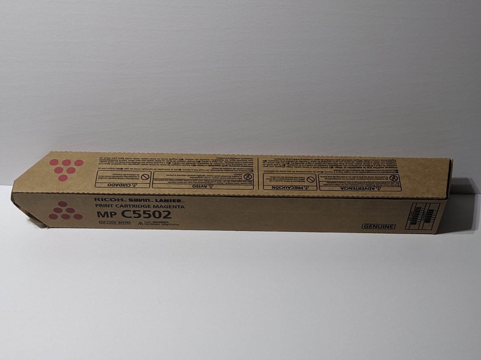 Ricoh 841753 Magenta Toner MP C5502 Genuine New OeM Sealed Boxed