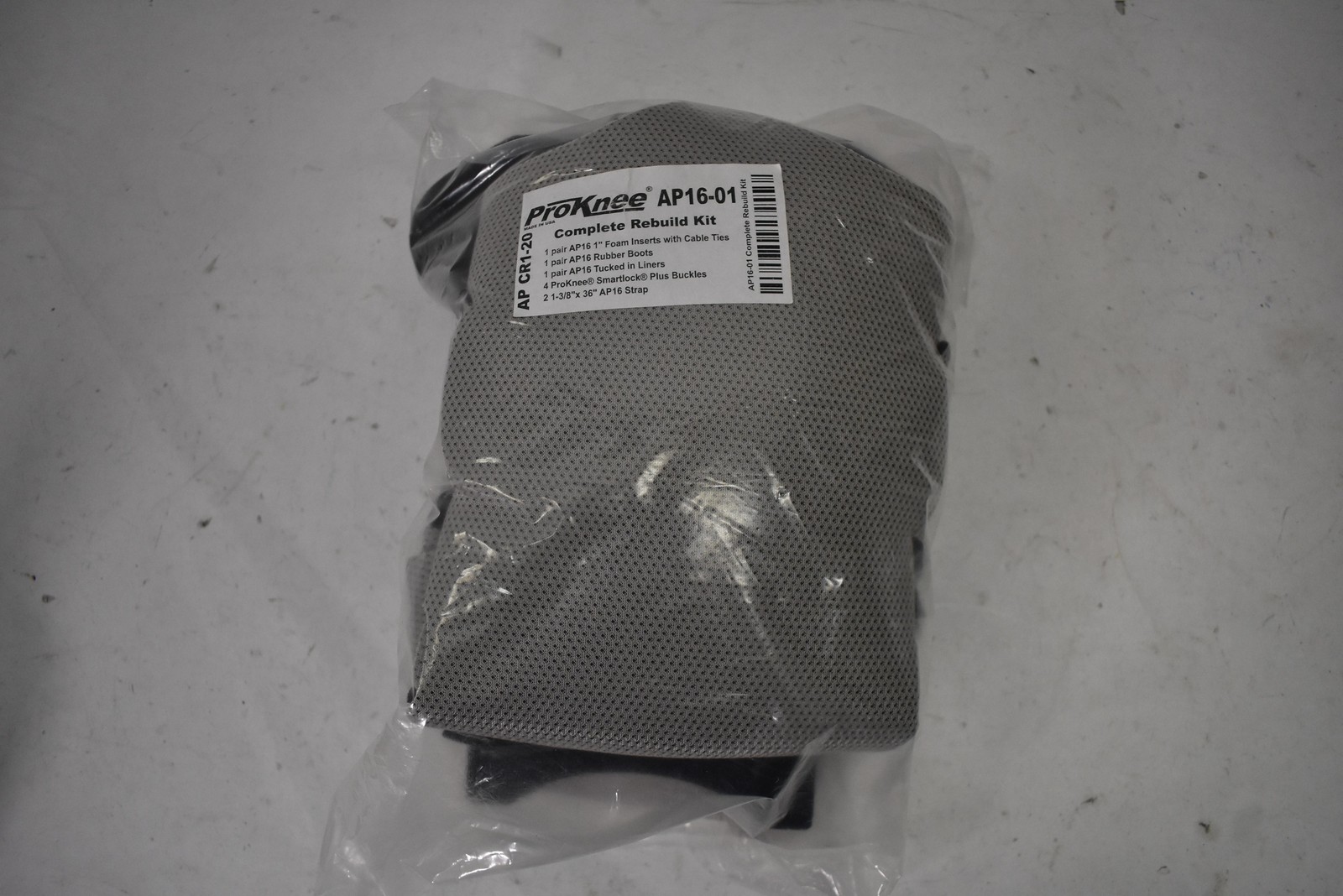 ProKnee AP16-01 Complete Rebuild Kit Made in USA Knee Pad Parts Straps Buckles