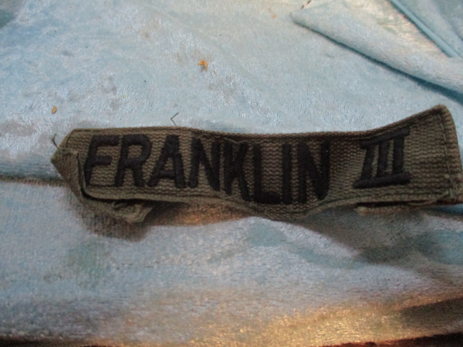 Military Name tag Patch (Franklin III)