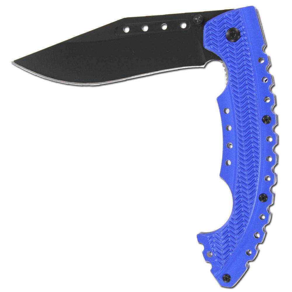 Tactical Survival Drop Point Folding Knife - Pocket Flipper Camping & Hunitng