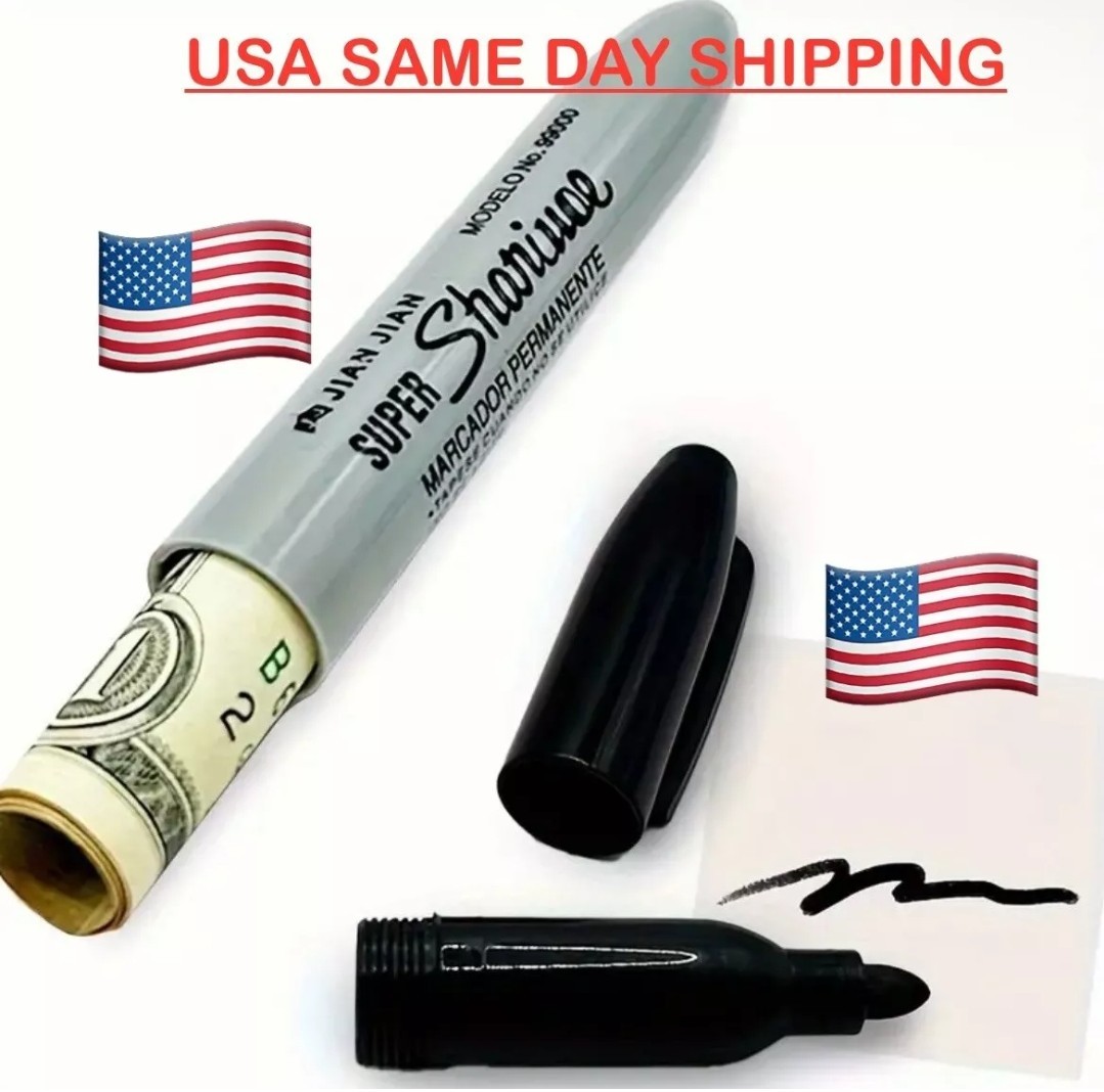 SECRET STASH MARKER 🚫 IT WRITES! Pen Safe Container Storage Hidden Compartment