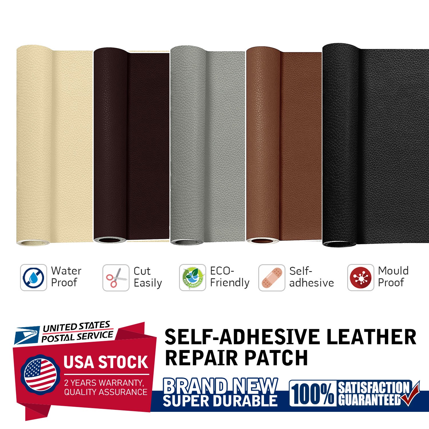 Durable Leather Repair For Sofa Home Textile Furniture DIY Cutting Self-Adhesive