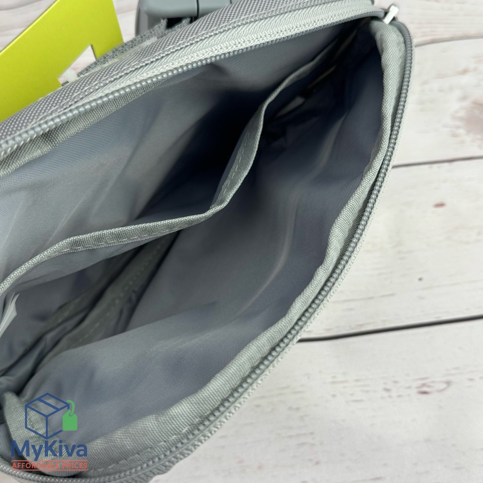 Belt Fanny Pack All In Motion Gray Adjustable Strap Recycled Polyester