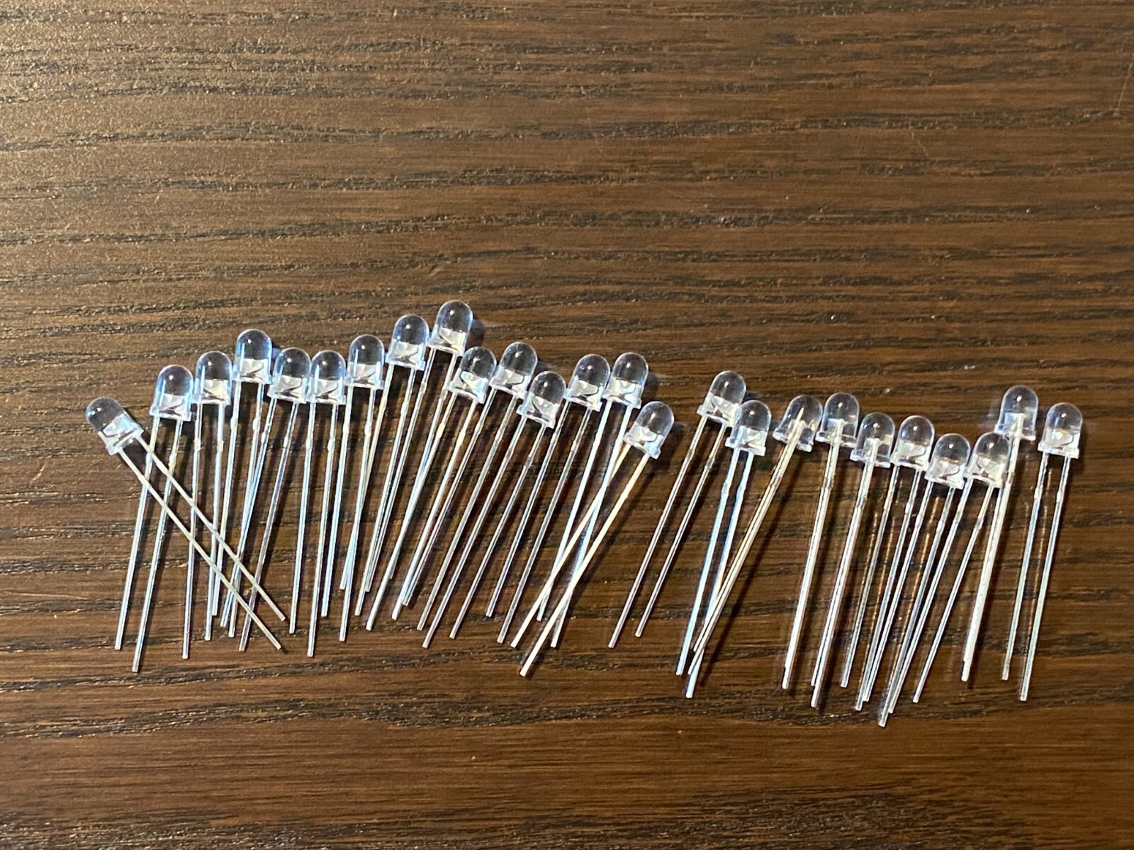25 New Grain-of-Wheat LED Bulbs 8v Lamps Vintage Receiver Lights 4MM Bare Wire
