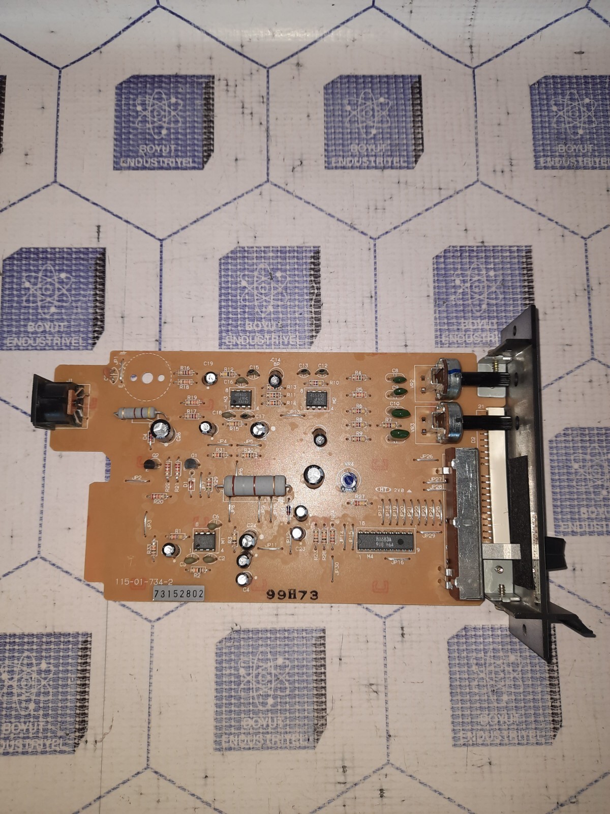 TOA LINE AMPLIFIER MODULE+VU V1071E V-1071B 115-01-734-2