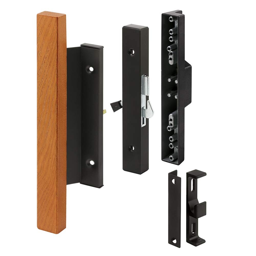 Prime-Line C 1105 Black Diecast with Hardwood Handle 1 Pack, Black/Wood