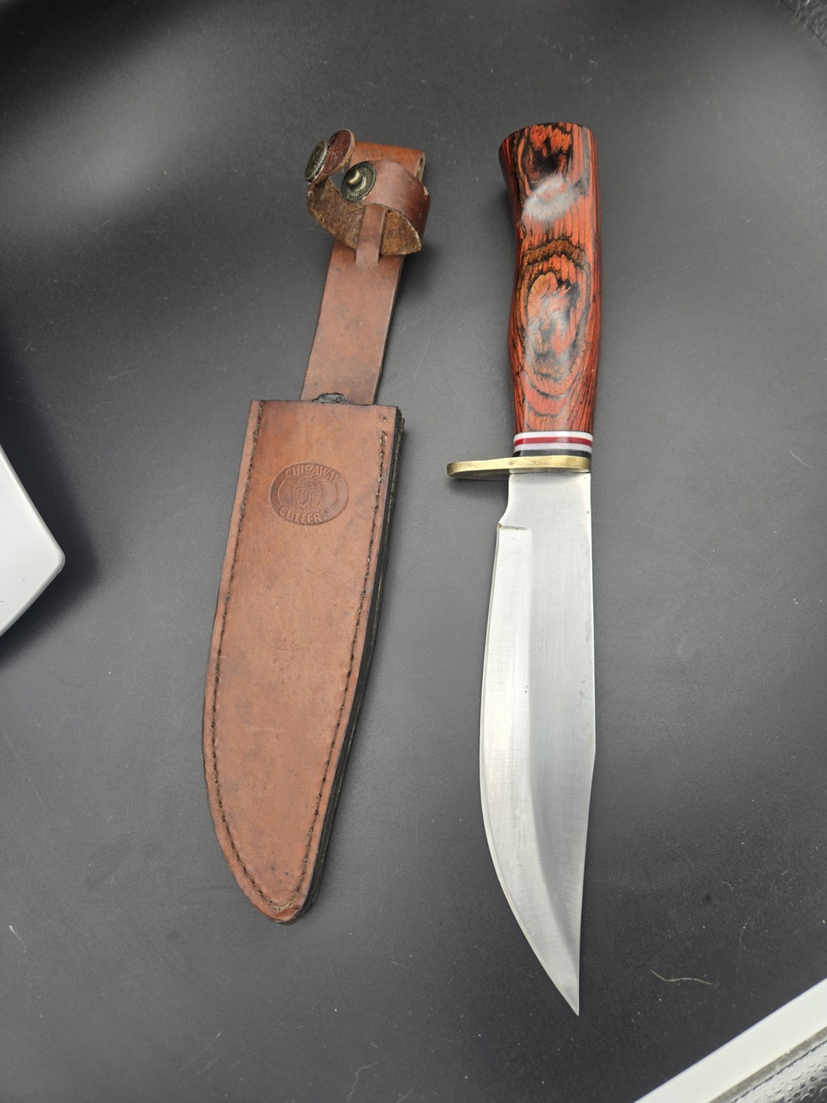 NEW Frost Chipaway Cutlery GW-1848 FD Hunting Knife Sheath Outdoors Camping 12"