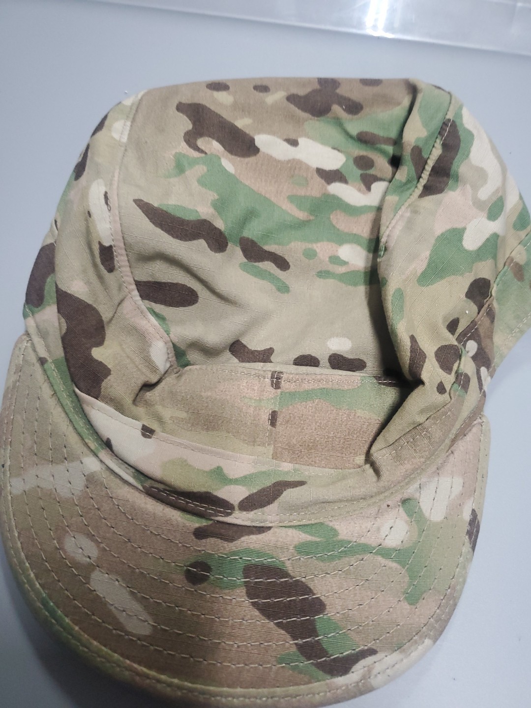 US Military Issue Multicam OCP Camouflage Patrol Cap Hat Size 7 5/8  tags gh