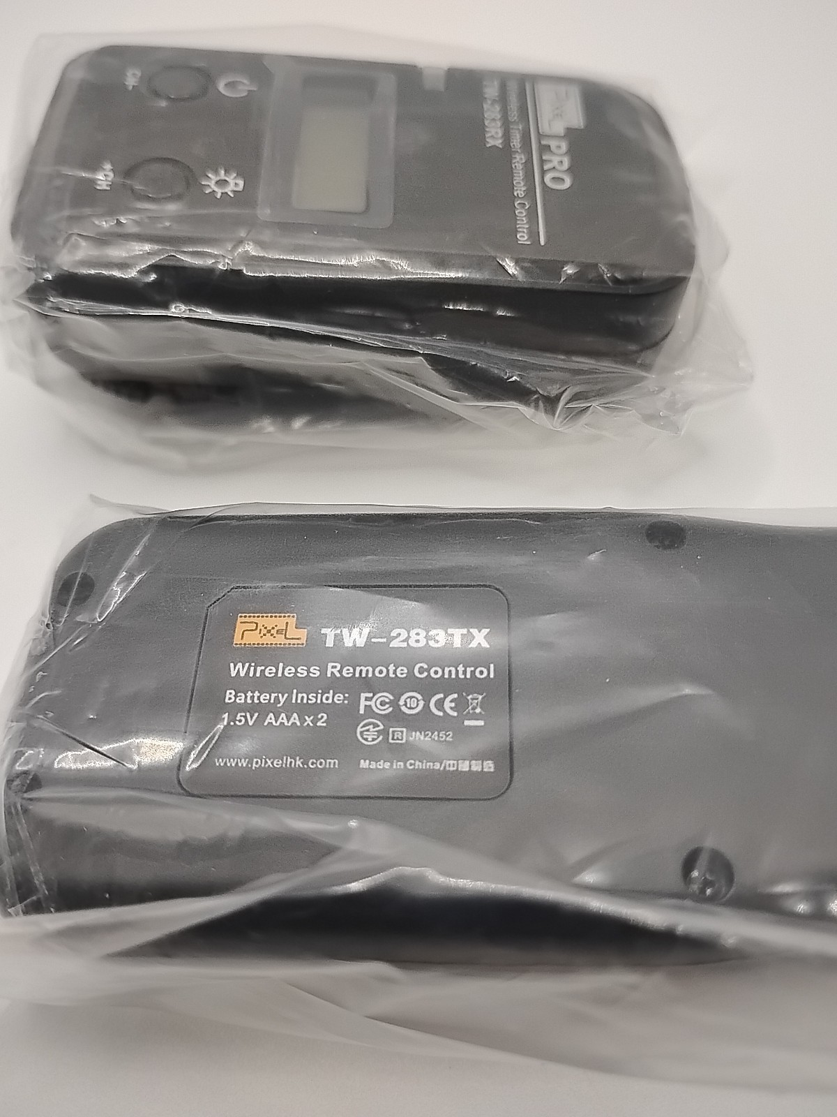 Pixel PRO Wireless Timer Remote Control TW-283TX & TW-283RX For Canon & Nikon.