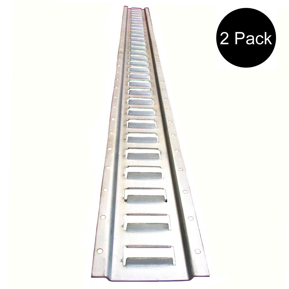 Set of 2 New 5' Horizontal E-Track Rail For Truck Trailer Cargo Van Utility