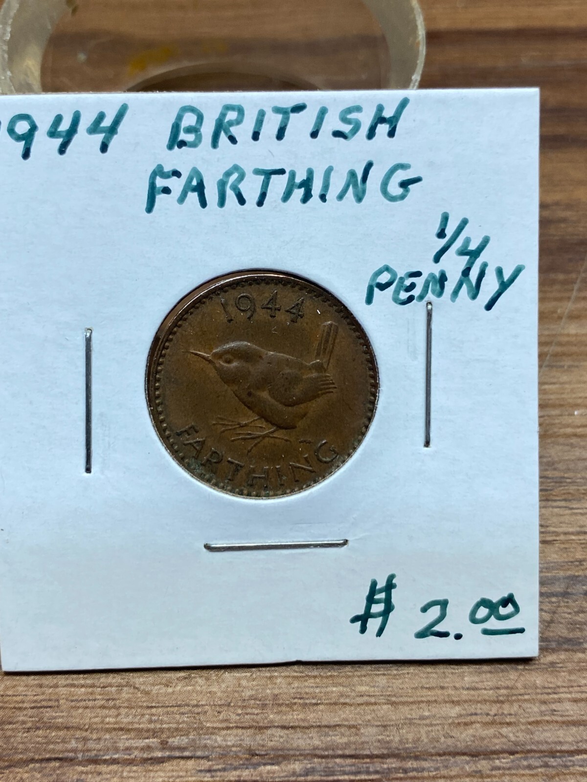 STORAGE UNIT FIND 1944 British Farthing 1/4 Penny Coin