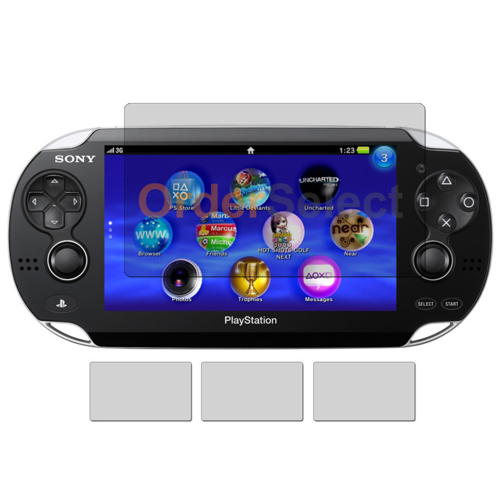 3X Ultra Clear LCD Screen Protector for Sony Playstation PSVita PS Vita 100+SOLD