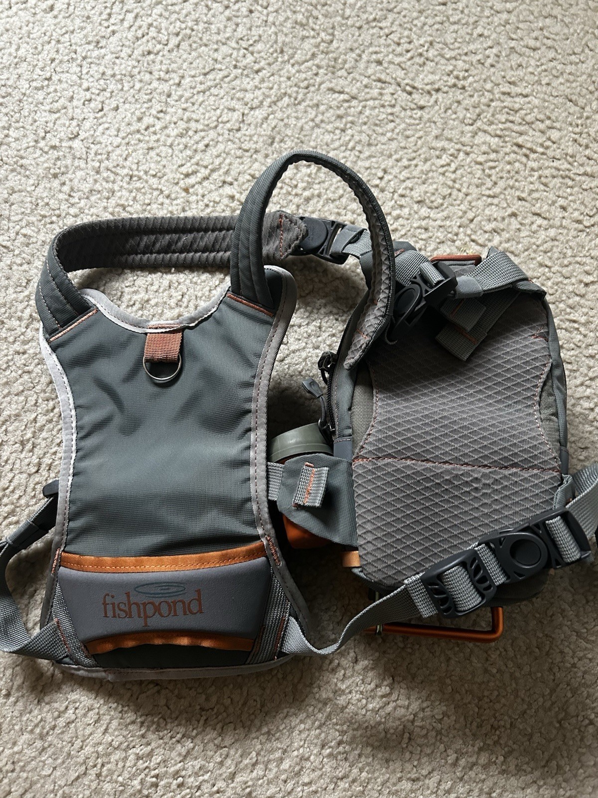 Fishpond Canyon Creek Chest Pack - Fly Fishing Gear - Granite Gray - NEW
