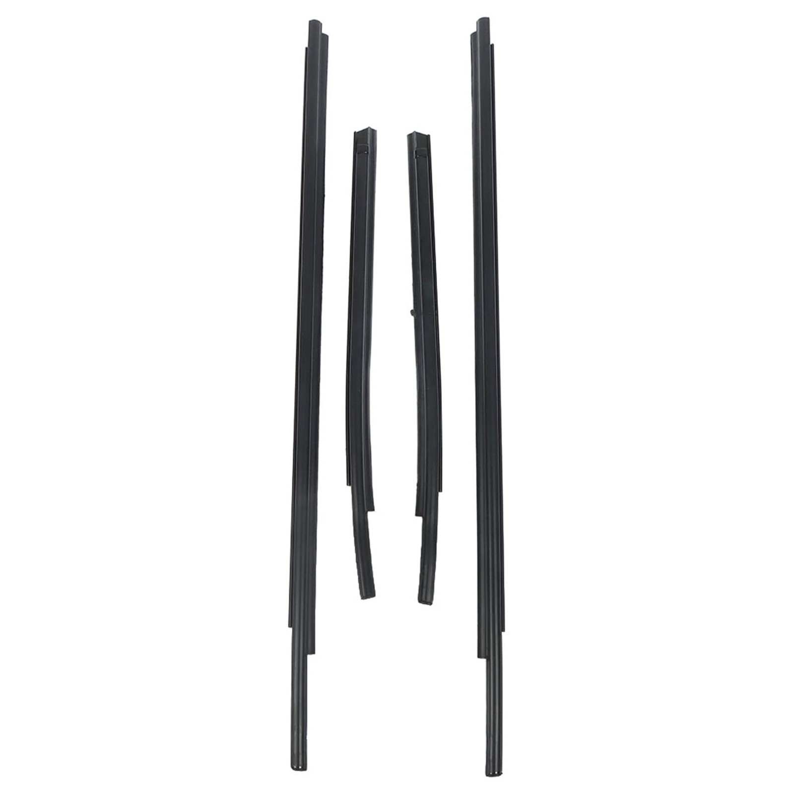 4Pcs Black Weatherstrip Window Seal for 2007 2020 Tundra Double Cab 68160 0C020