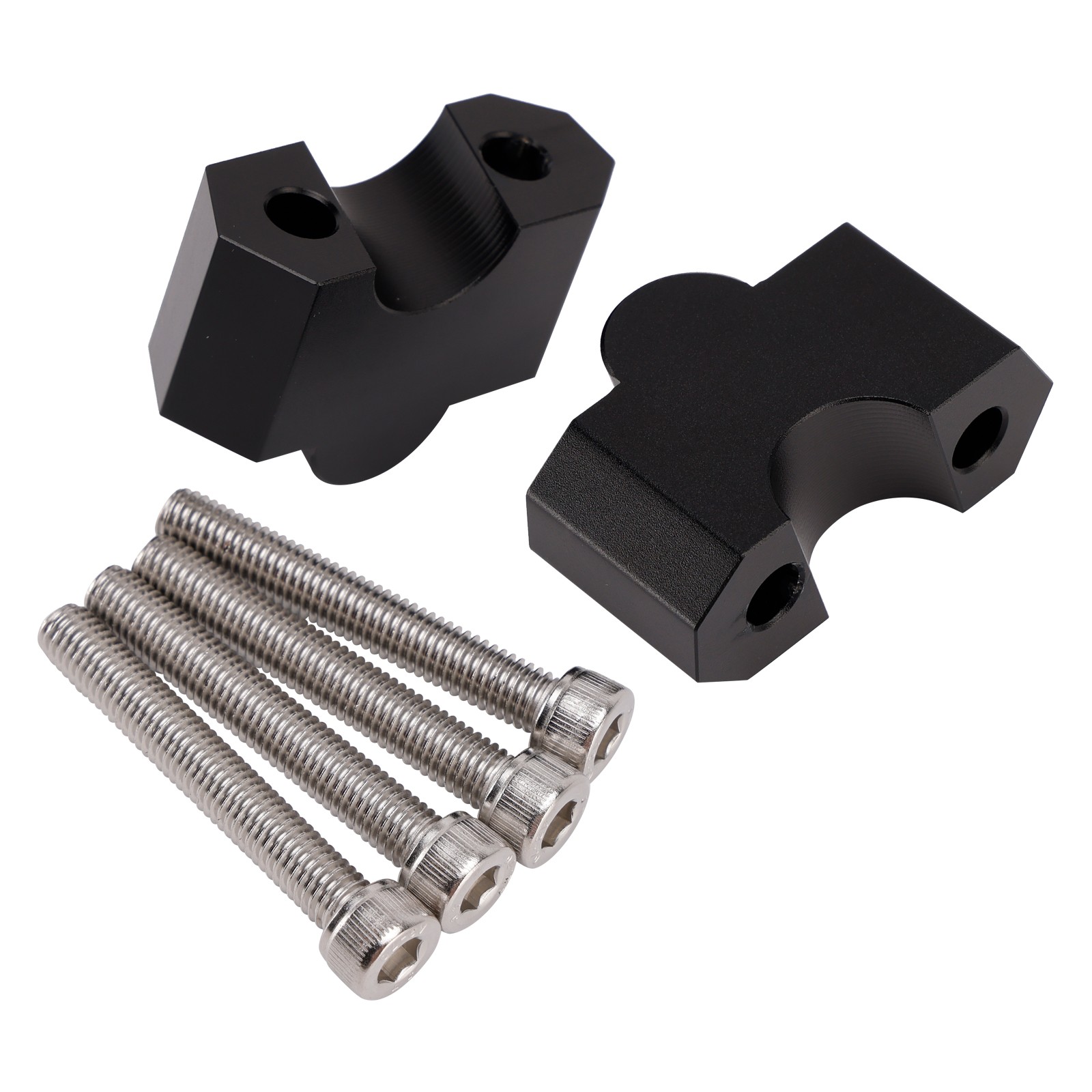 HANDLEBAR RISER 20MM UP BLACK FOR KAWASAKI Z1000 ZRT00A Z750/R/S 2003-2013