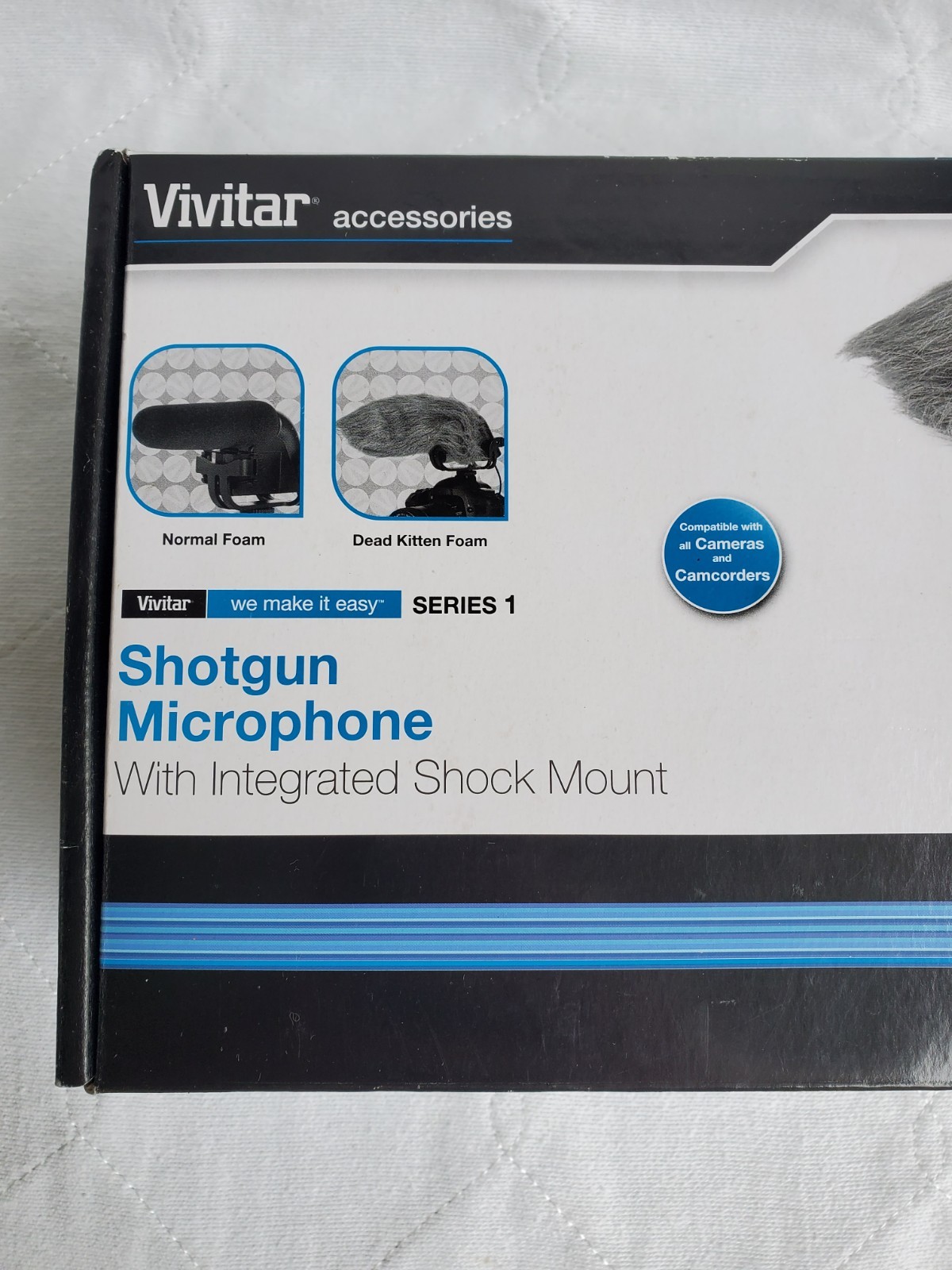 Vivitar Shotgun Microphone with Integrated Shock Mount Series 1 Untested