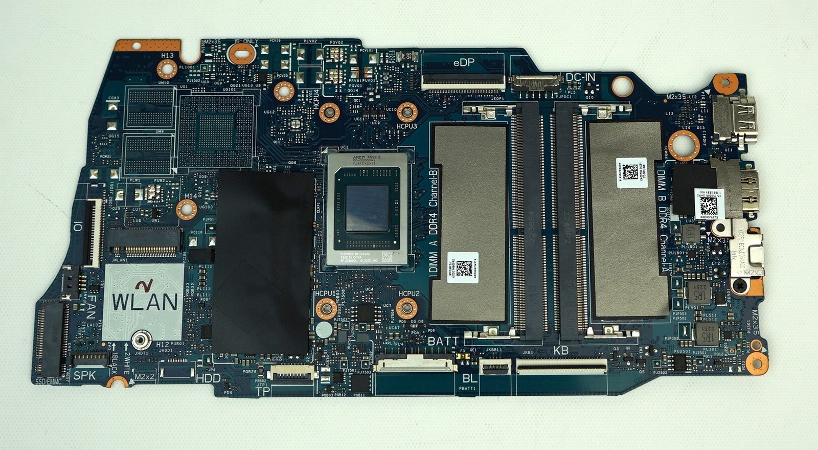 Motherboard Dell 5VYHY AMD Ryzen 3 7330U Laptop Motherboard - Dual Channel DDR4