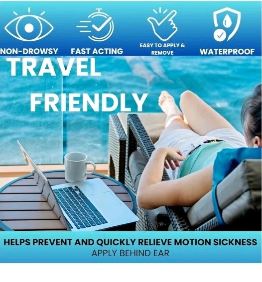 Motion Sickness Patch, 36 PCS Sea Sickness Patch for Cruise,Dizziness Resulte...