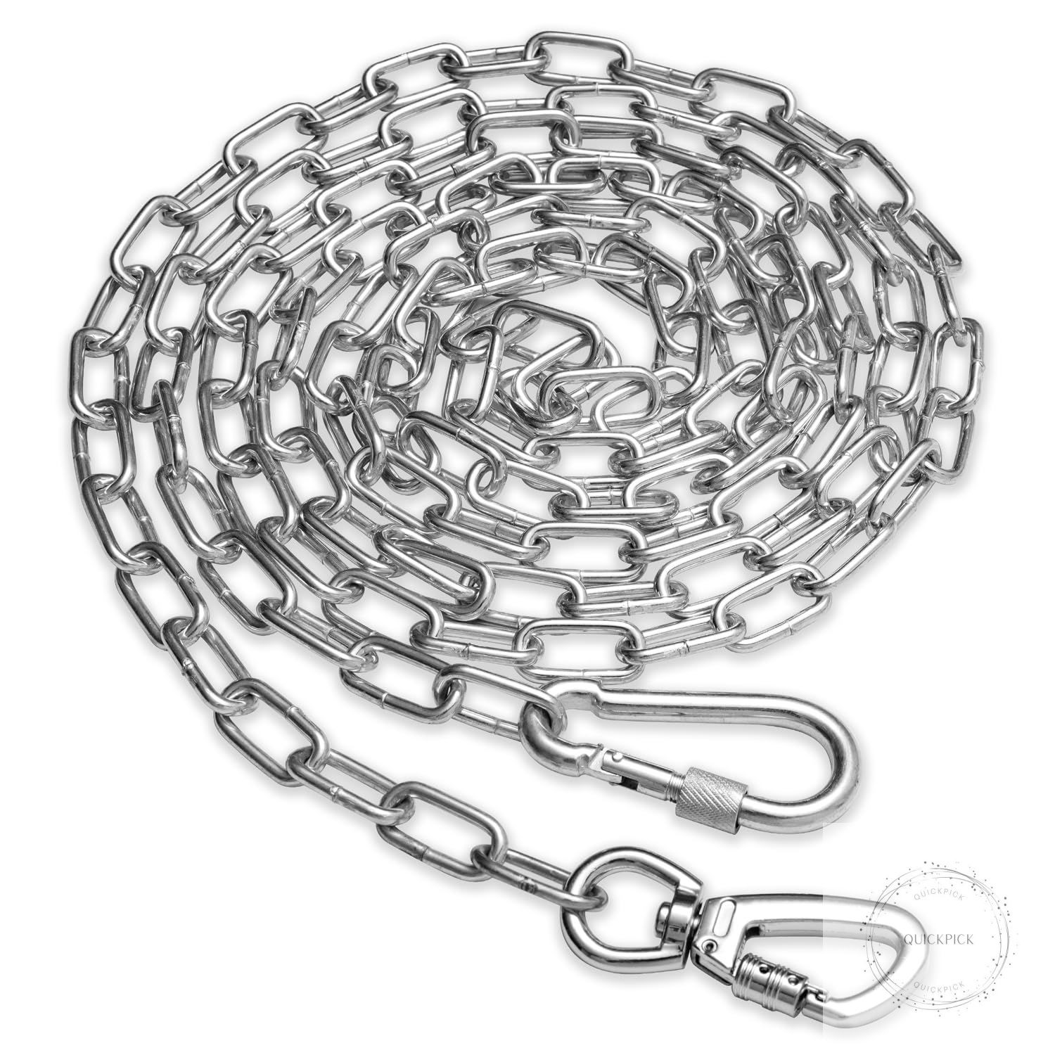Heavy Duty Dog Chain for Yard-15FT Metal Dog Chain Leash Chew Proof,Long Dog Lea
