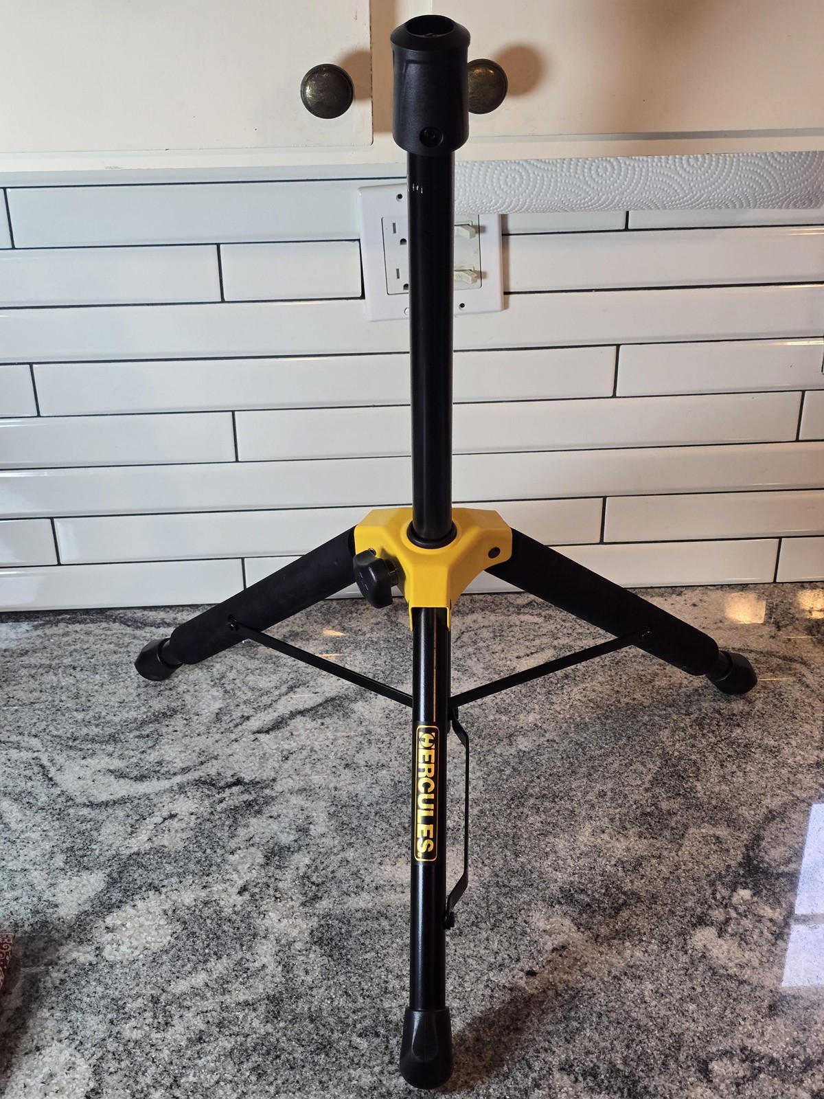 Hercules A021H Tripod Stand Base Black Yellow Folding Legs Replacement Part