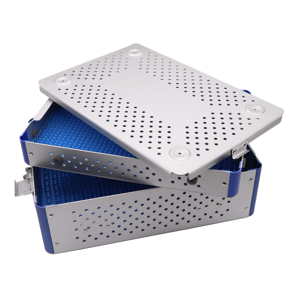 Aluminium Alloy Sterilization Tray Case For Surgical Instruments Box - US Ship