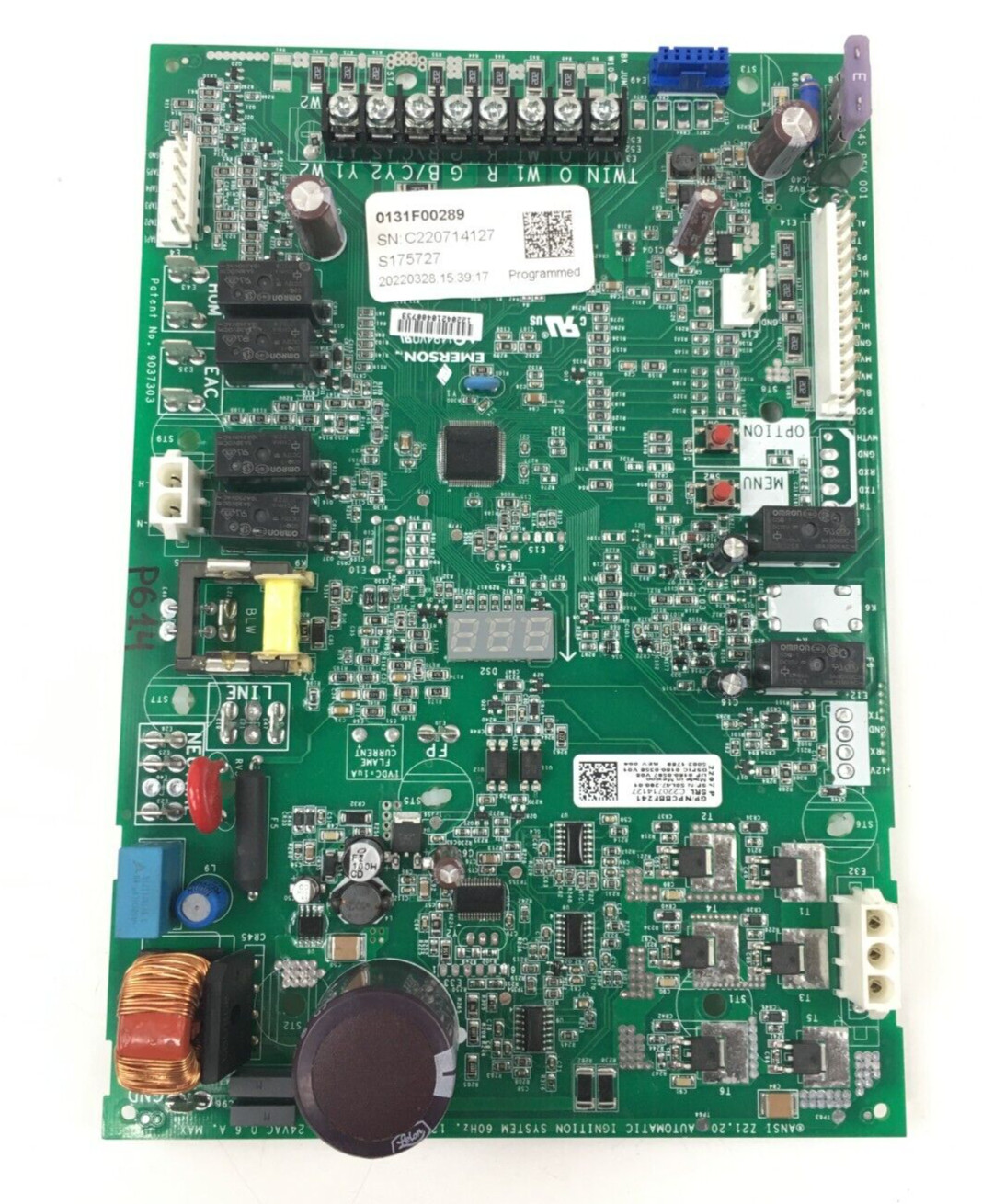 Emerson 50L47-290-01 Circuit Control Board GP/N PCBBF241 0131F00289 used #P614