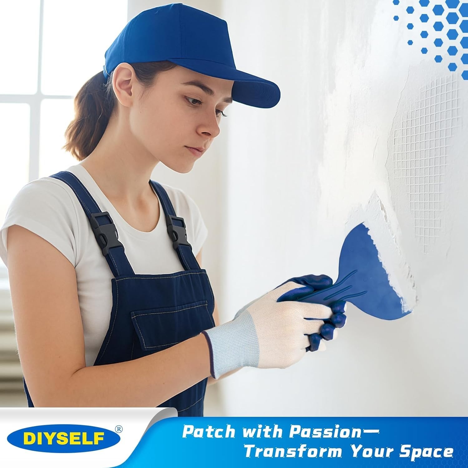 High-Quality 21 Count Drywall Patch Kit - Effortless Wall Repairs Made Easy