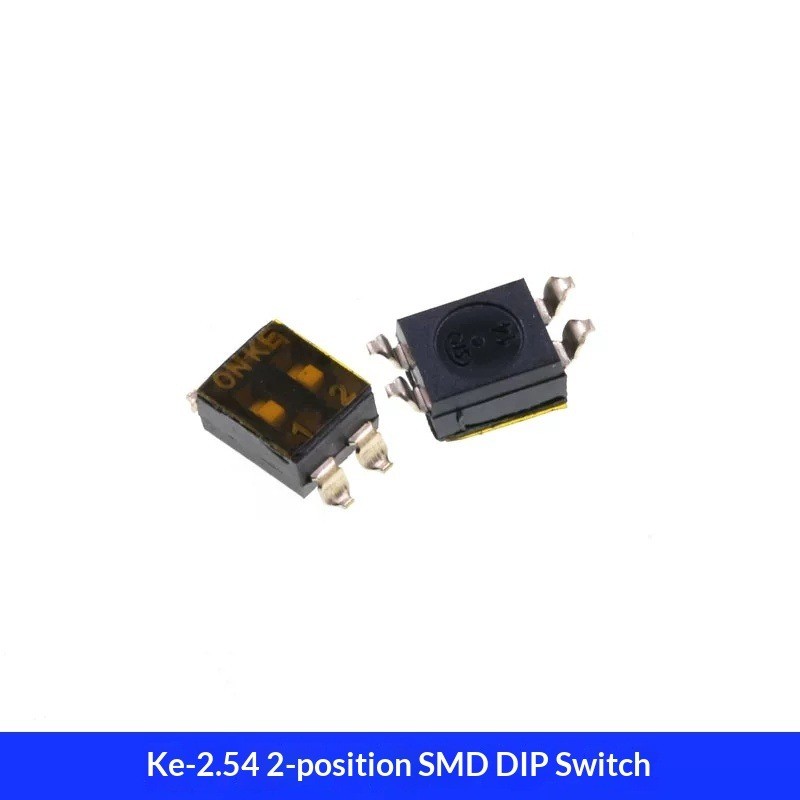 20PCS Surface mounted DIP Switch KE-2.54-2 Gold Plated Pin