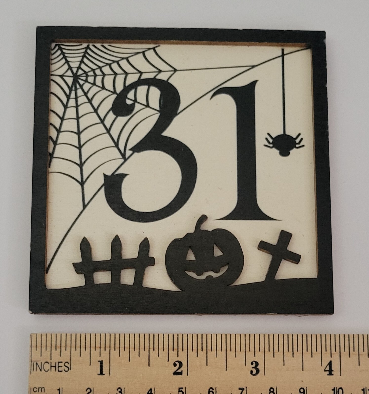Halloween Craft Piece Balsa Wood