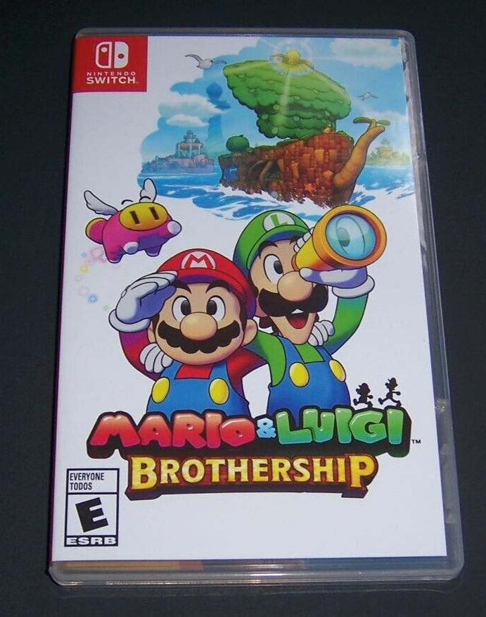 Authentic Replacement Box *Case Only* Mario & Luigi Brothership Nintendo Switch