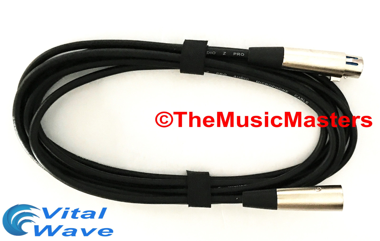 12ft XLR Microphone Audio Cable M-F Mic Extension Amp Powered Speaker Wire VWLTW